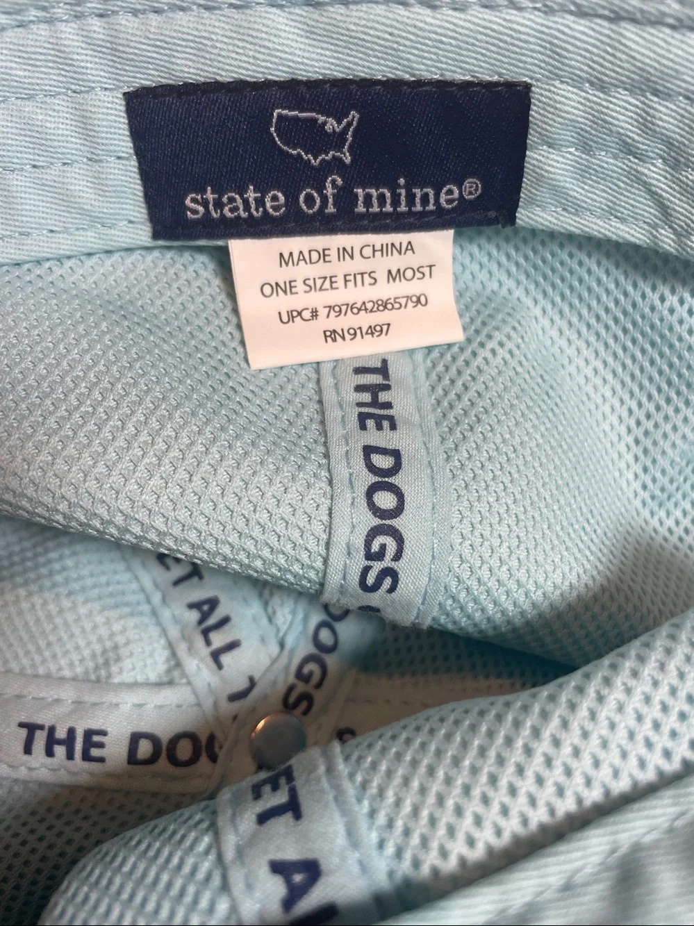 State of Mind Light Blue 'Can I Pet Your Dog?' Baseball Cap
